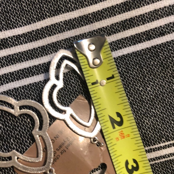 Silver Dangle Earrings - Picture 4 of 4